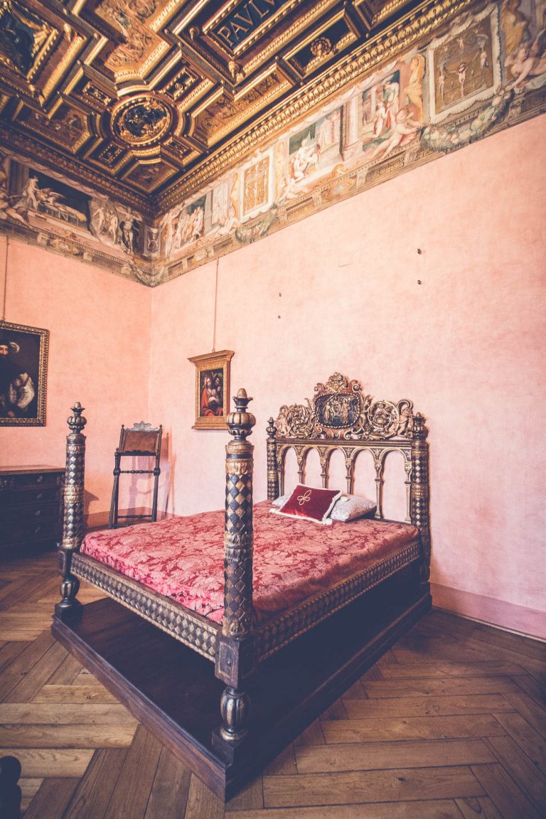 Letto del Papa a Castel Sant'Angelo